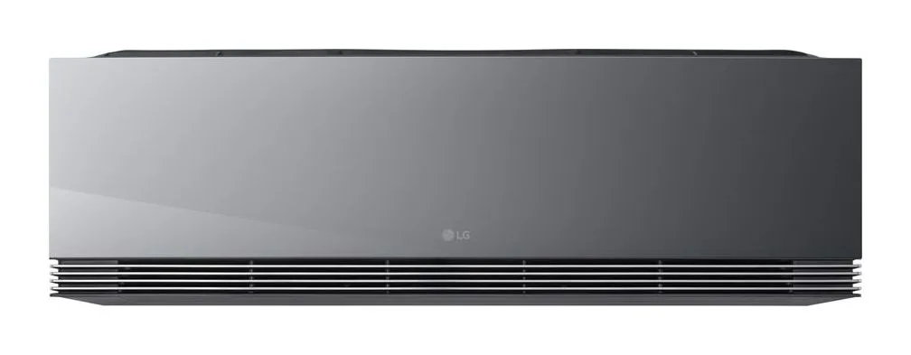 LG ARTCOOL Mirror wandmodel met spiegelend zwart glasfront