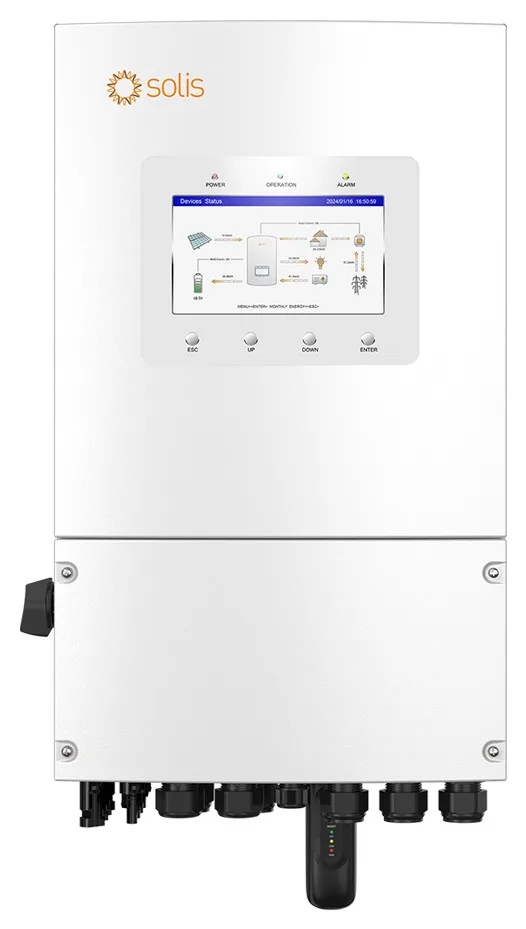 Solis Solarator hybride omvormer met touchscreen
